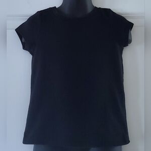 2/$10 - Toddler's Black Basic Short Sleeve Tee
